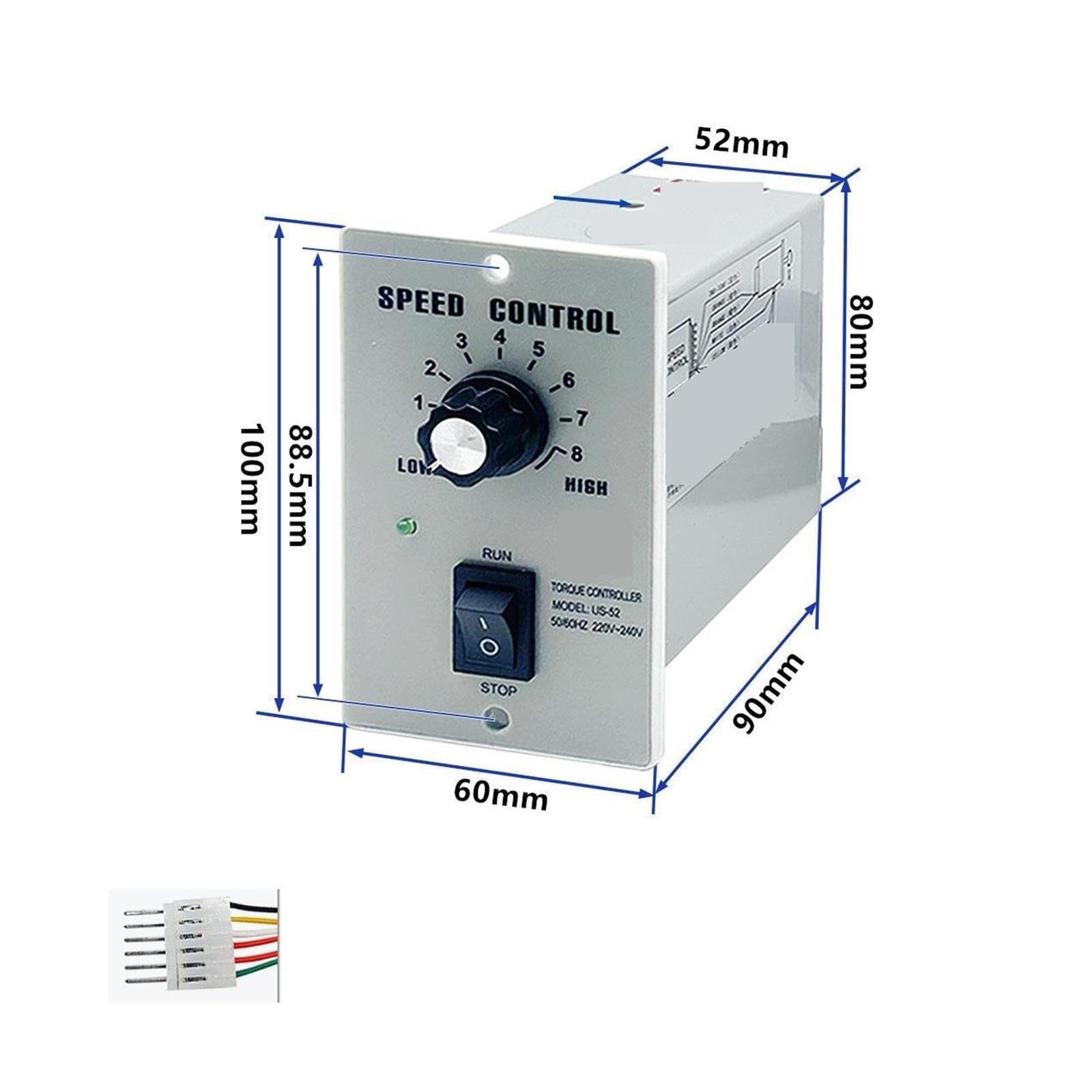 Regolatore di velocità CA monofase 220 V CA da 90 W