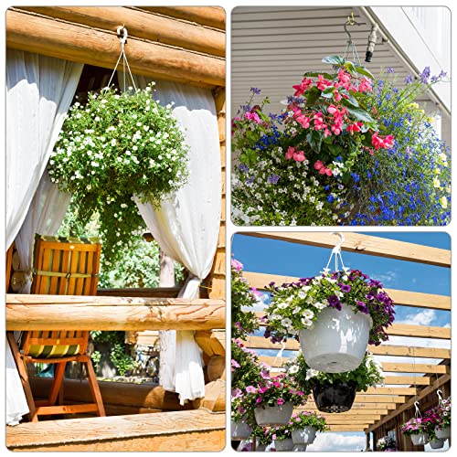 Relbro 50 PIECES GOLD SCREW HOOKS 50 Pcs Screw Hooks, 1-1/4 Inch Gold Cup Hooks Screw In Mug Hooks Metal Heavy Duty Screw Wood Wall Ceiling Hooks Plant Hooks Indoor Outdoor thumb #7