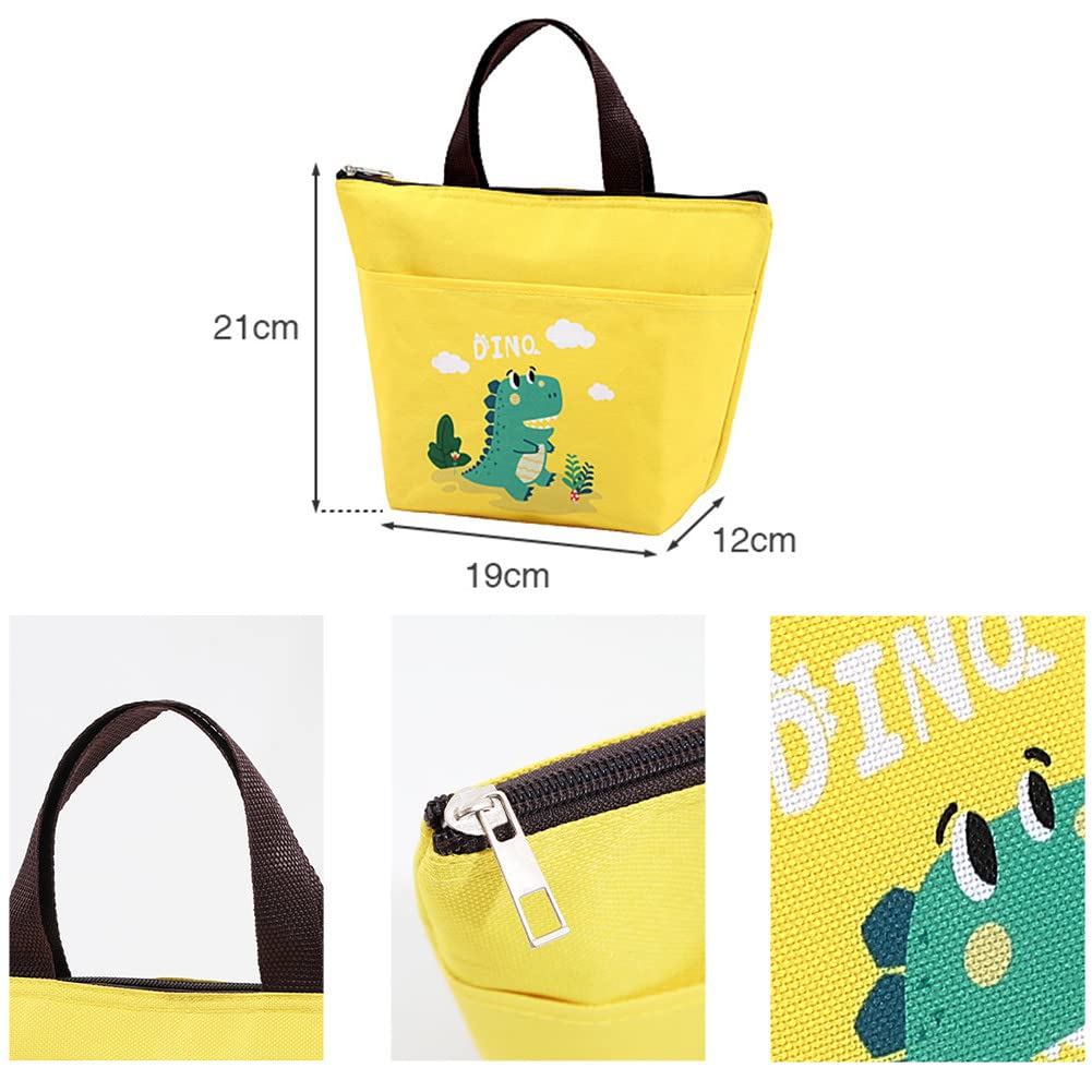 ENEN Borsa Termica Porta Pranzo Isotermica: Grande, Resistente E Alla Moda – Perfetta Per Ufficio, Scuola E Picnic (Rosa, 27x15x21.5cm) - 2