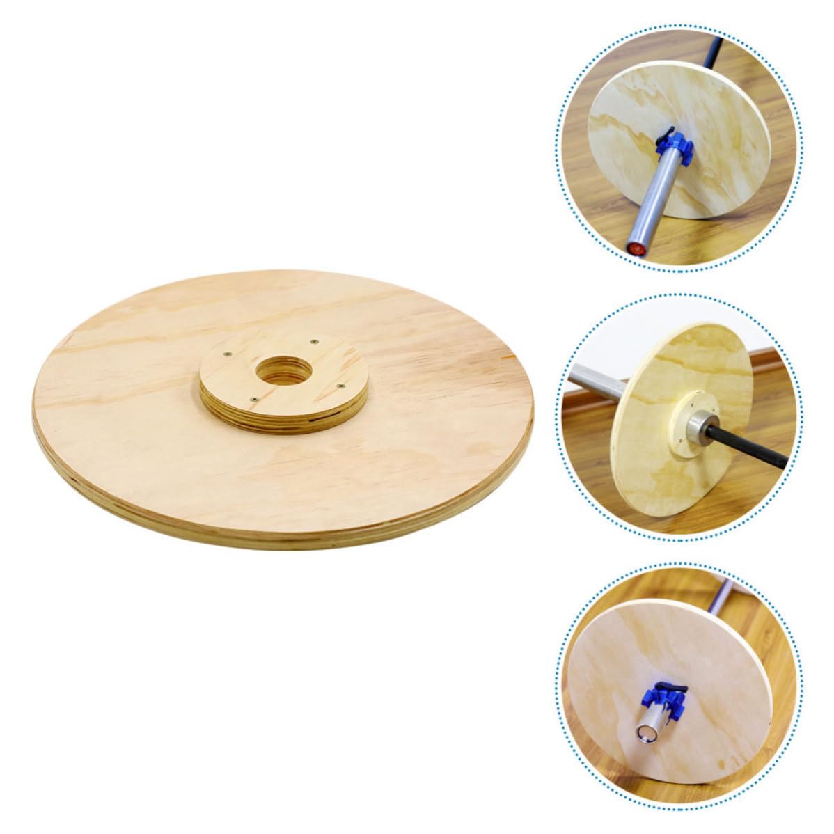 Toyvian Piastre in Legno per Sollevamento Pesi senza Foro, Leggere e Facili da Trasportare, per Allenamento Fitness e Riabilitazione