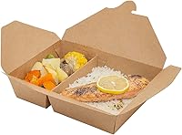 Vista 75 de Restaurantware Bio Tek - Cajas para llevar de 30 onzas, 200 loncheras para llevar, cierre de tabulación, resistentes al calor, desechables, de papel