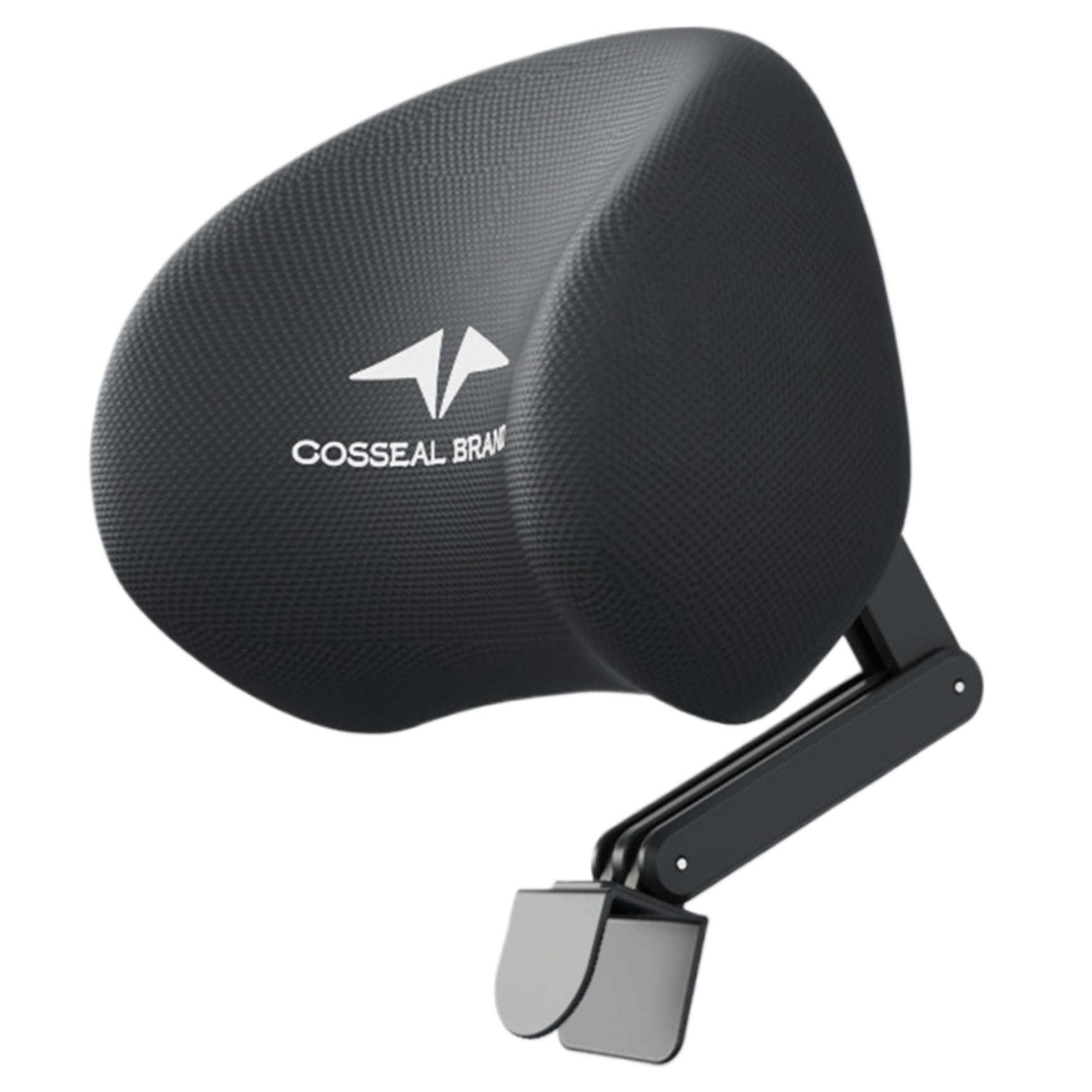 Licsaliwe Black Office Chair Headrest Attachment, Adjustable Detachable Ergonomic Neck Support, Memory Foam Mesh Head Pillow For Office Chair