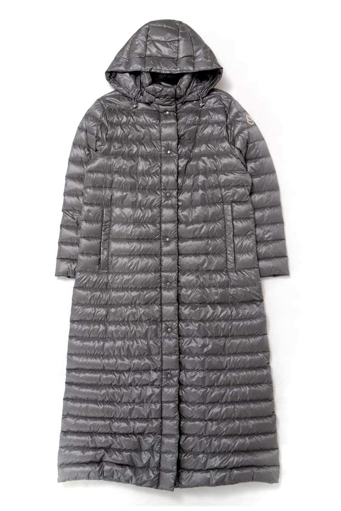 MONCLER グレー ロングダウンジャケット MONCLER グレー ロングダウンジャケット
