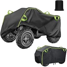 ATV Cover for Apollo DB-X18 110cc 2015-2024, Wind-Resistant 4 Wheeler Covers Quad Cover with Elastic Hem, All Weather Water-Resistant Outdoor Storage Cover, Easy Storage