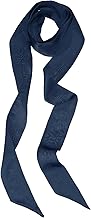 PATIKIL Elegante sciarpa a nastro, tinta unita, sciarpa sottile in pura seta, fazzoletto da collo, cinture, fascia per capelli, sciarpa, fascia per capelli