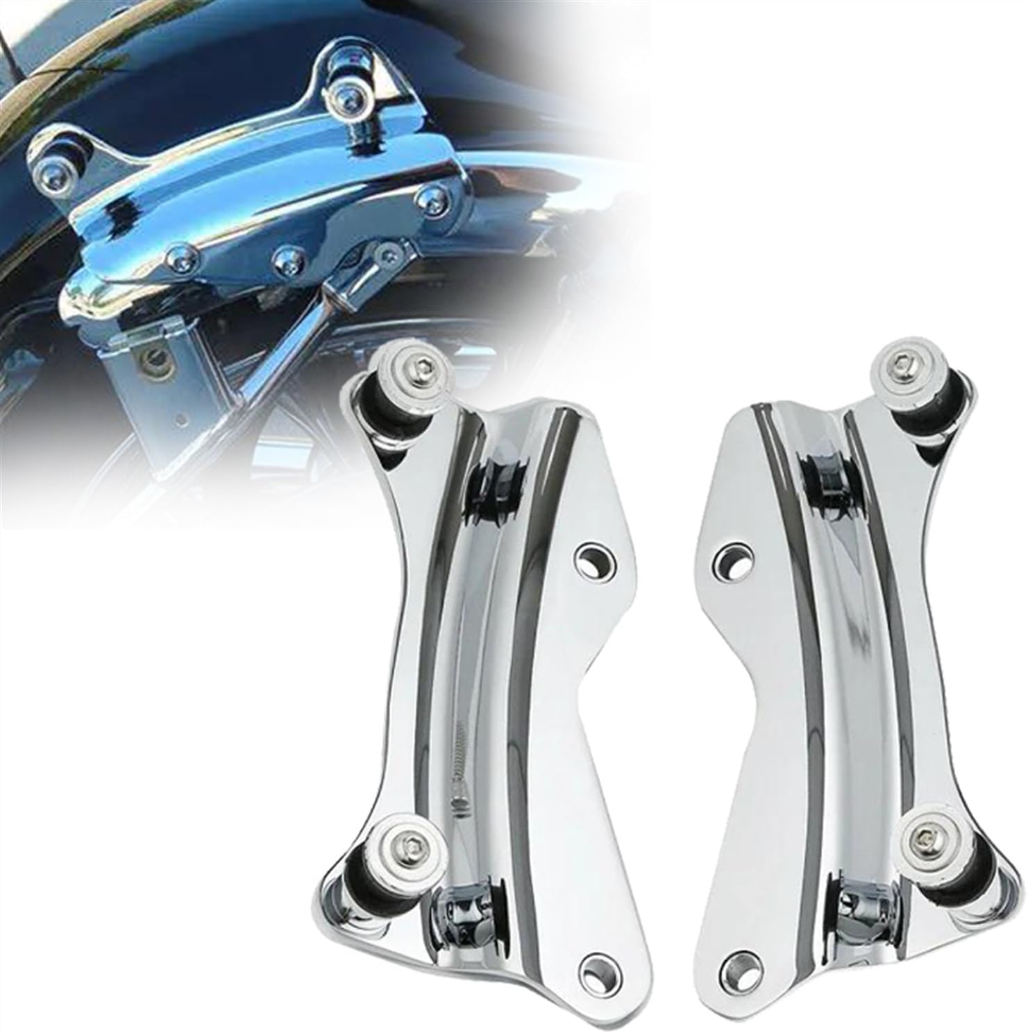 Motorcycle Two Up Pack Mount Luggage Rack Docking Hardware Kit For Harley Tour Pak Touring Road King Glide Street 2014-2022