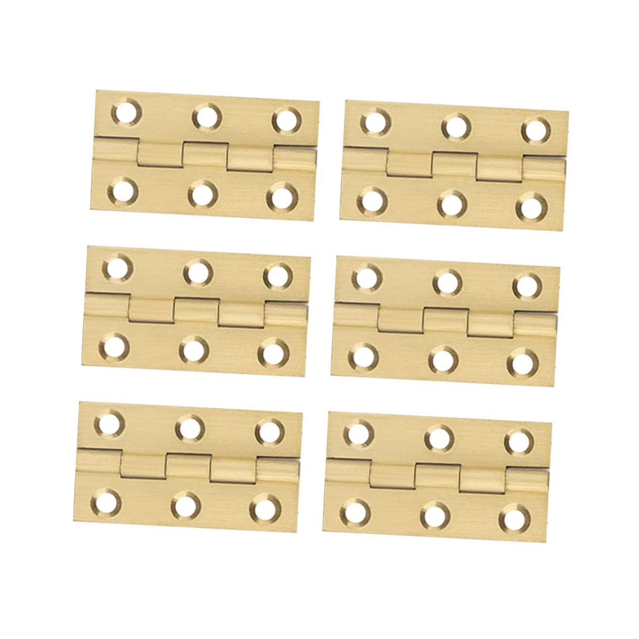 Abaodam 18pezzi Cerniere Rame Antirumore Per Mobili e Porte Cerniere Resistenti Rame Per Armadi e Scatole Gioielli Design Vintage