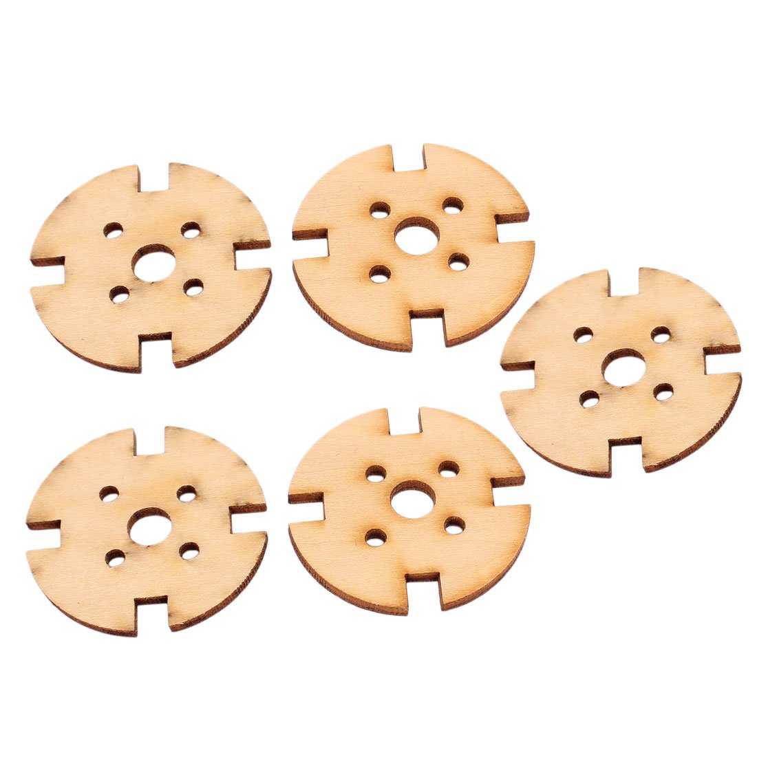 Aexit 5pcs Round Electrical equipment Wooden Mount 40mm for RC Model Airplane 2212 2208 Brushless Motor