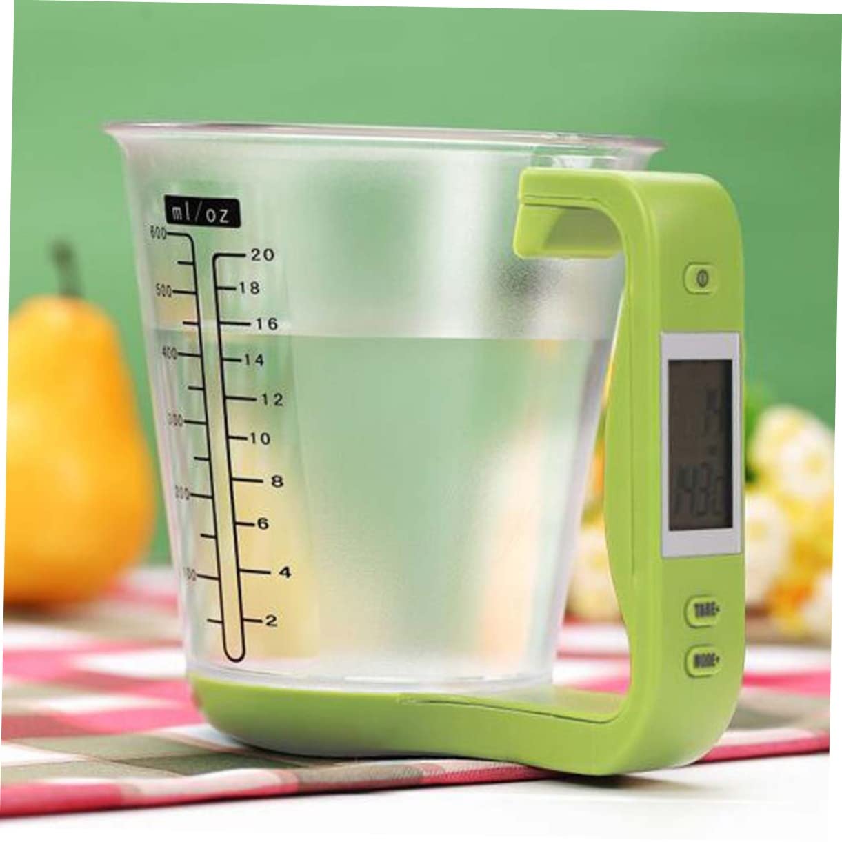 Mikinona Misurino Multifunzione 1000G/1G Display LCD Misurino in Pc e Abs per Pesare Alimenti e Bevande per Latte in Polvere e