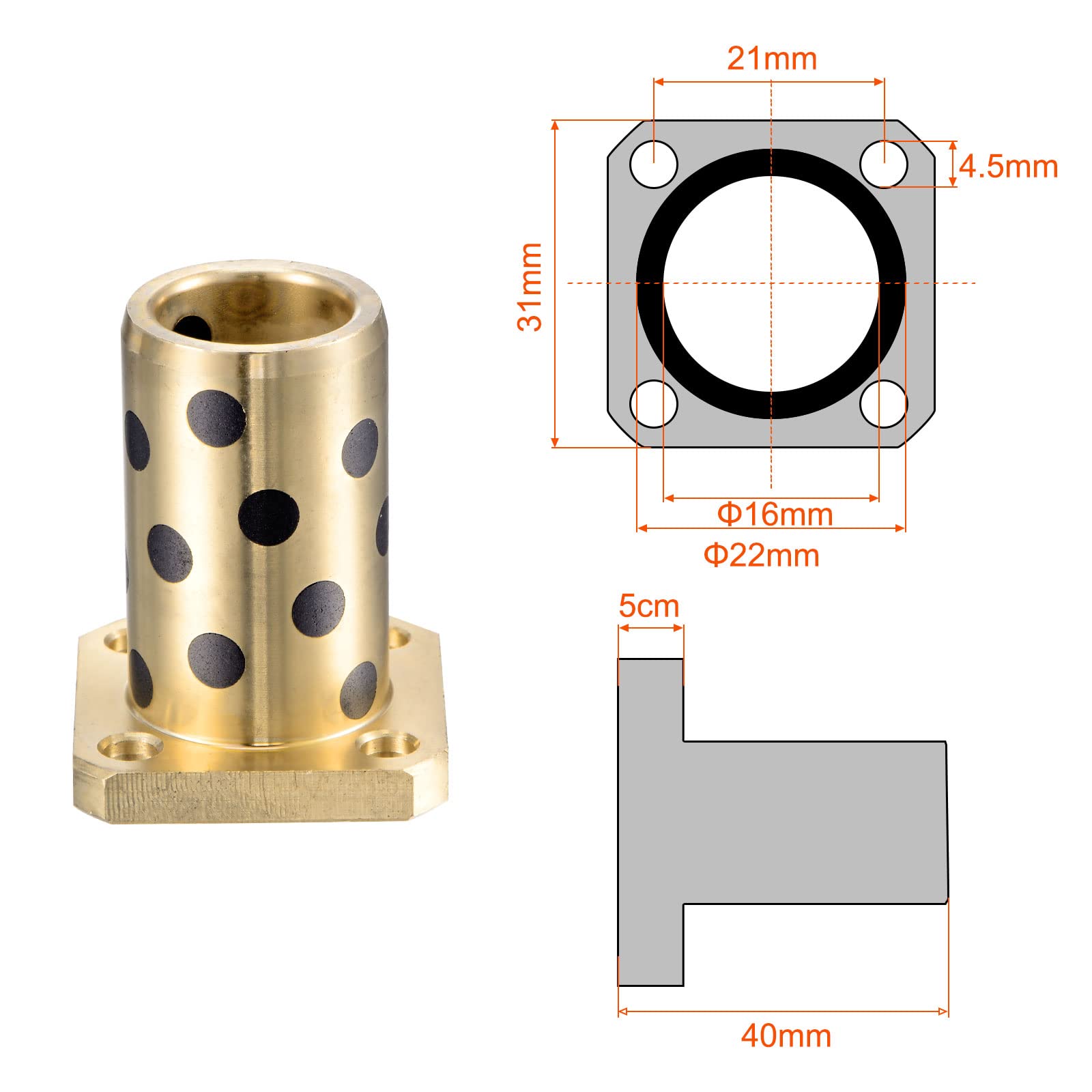 Roulement Pour Applications Mécaniques Compactes Roulements à Aiguilles HK1516 - Lot De 2, Alésage 15 Mm, Diamètre Extérieur 21 Mm, Largeur 16 Mm Roulement à Aiguilles HK1516