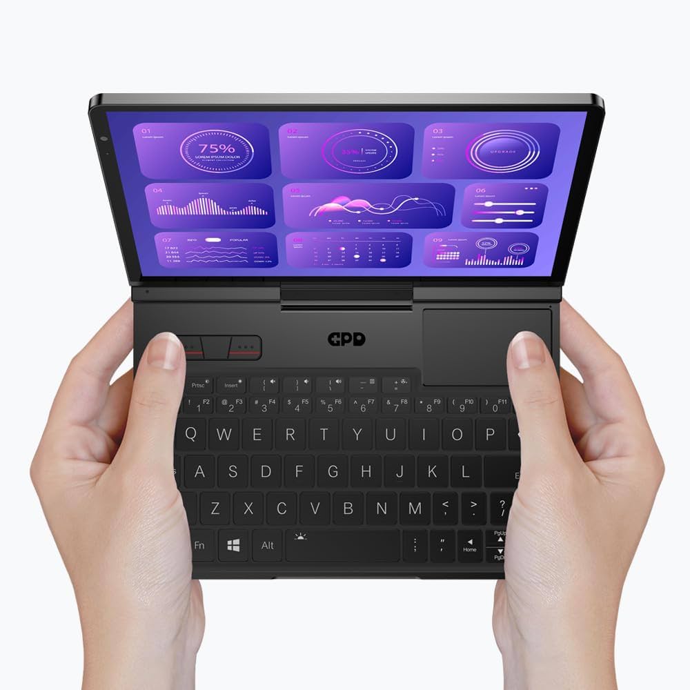 Windowsノート本体 GPD Pocket 4 8840u GPD Pocket 4 (8840U) - Ultra Mobile PC en aluminium avec