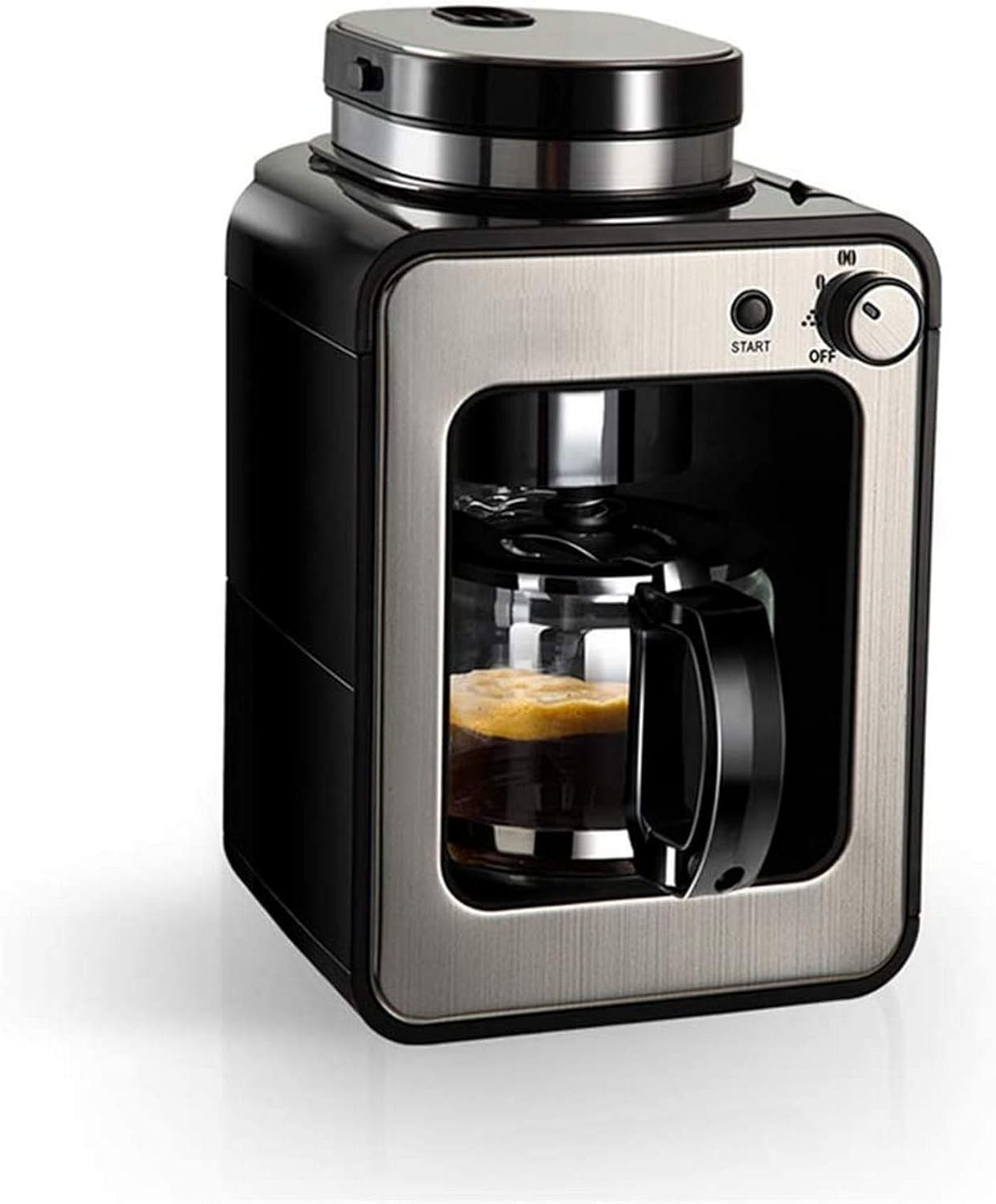 Coffee Machine Built-In, Coffee Maker Single Cup Smart Home Automatic Mini Tea Machine Freshly Grinded Commercial Coffee Maker