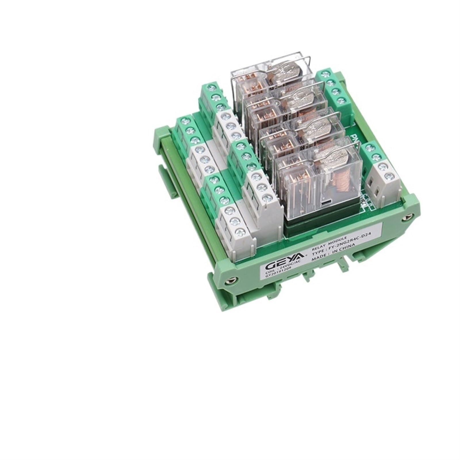 Modulo Relè 2NG2R 12 Canali 2NO 2NC 12VDC 24VDC Relè DPDT Scheda PCB(2NO2NC-12C-12VACDC)