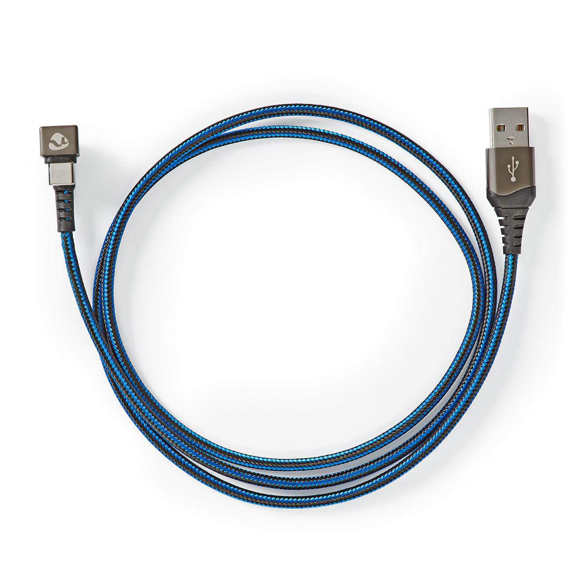 NEDIS – Cavo USB attivo – USB 1.1 / USB 2.0 – 480 Mbps – 20 m – rotondo – nichelato – PVC – rame – nero