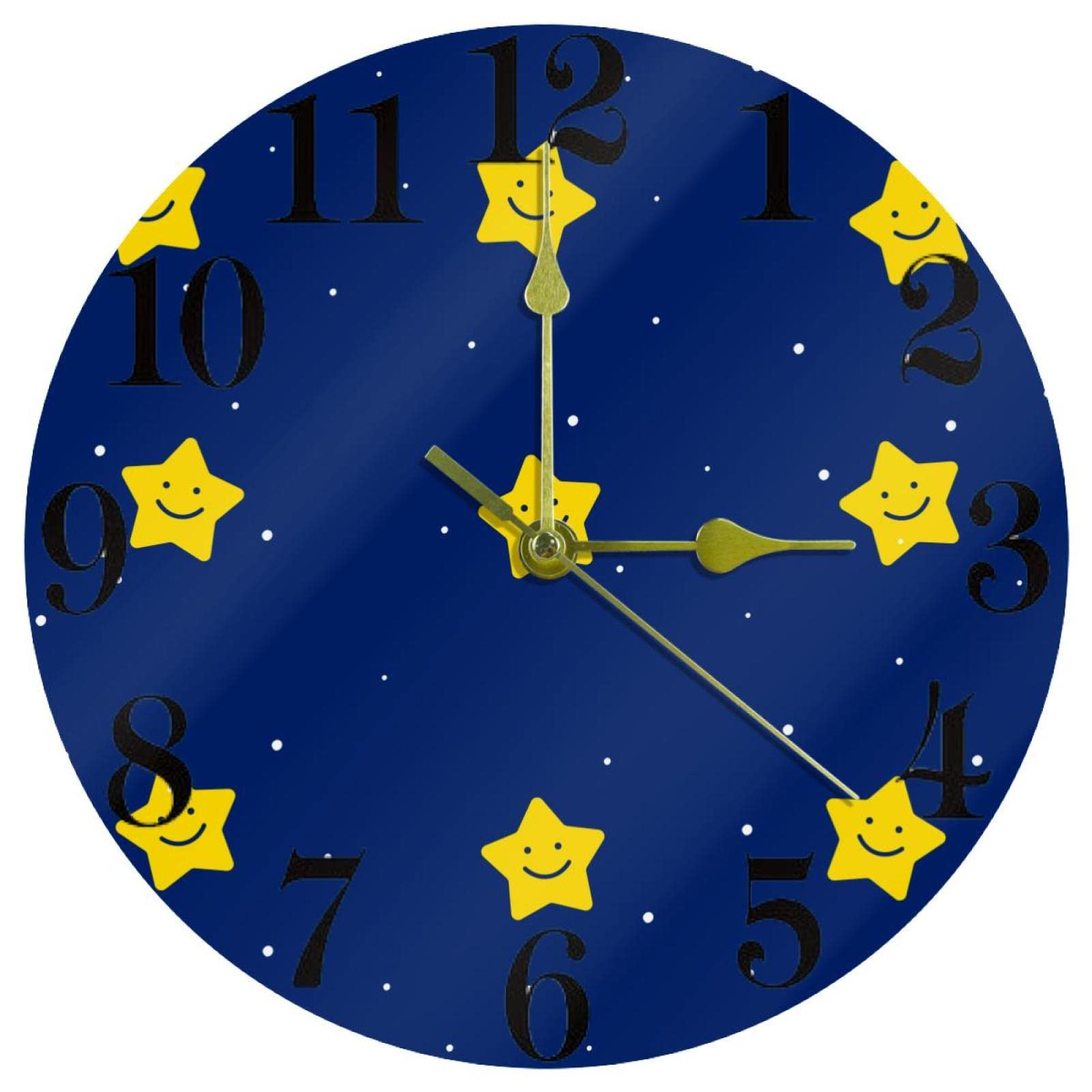 Horloge murale pour école et bureau garantissant une concentration maximale sans bruit