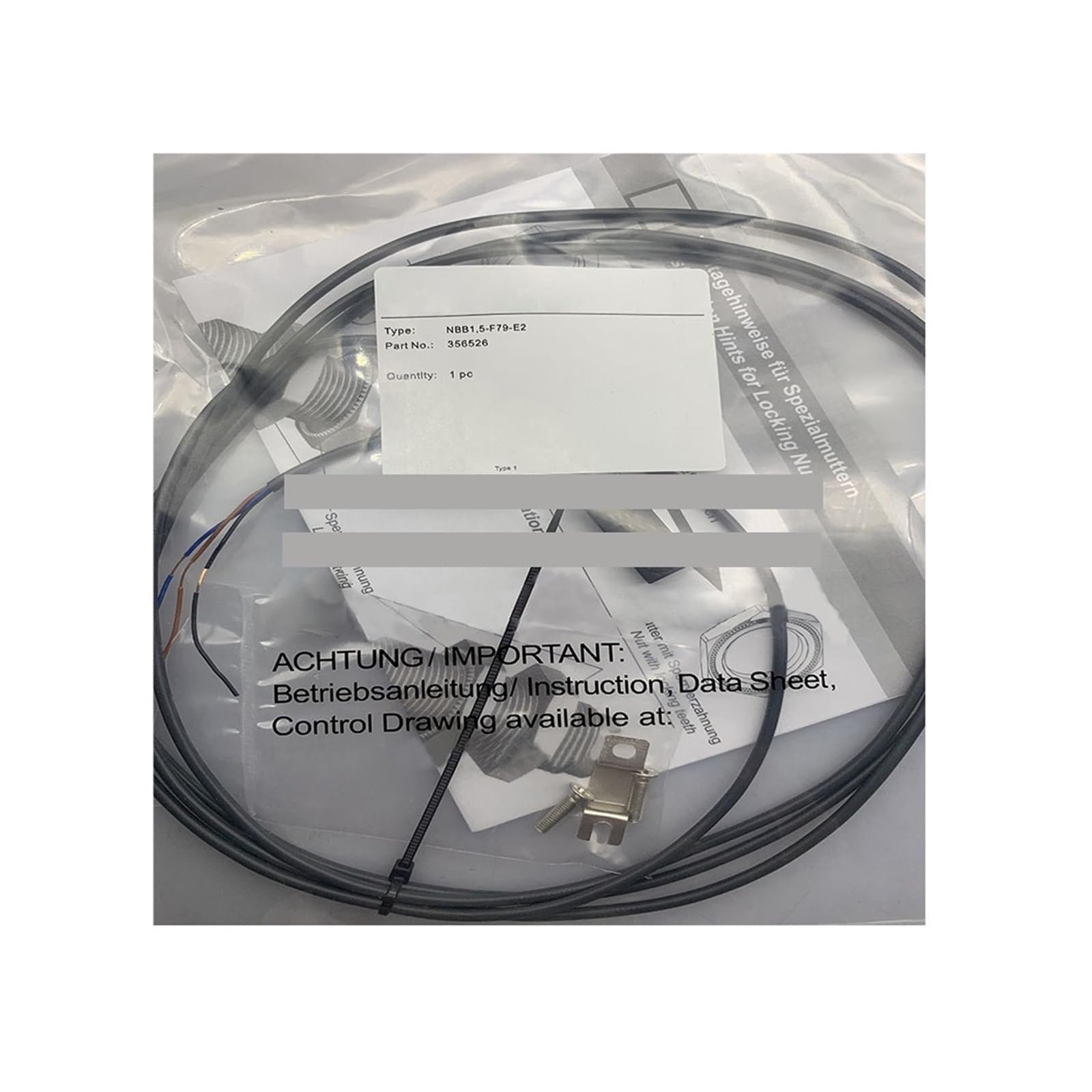 Capteur de proximité NBB1.5-F79-E2 haute performance pour espaces restreints