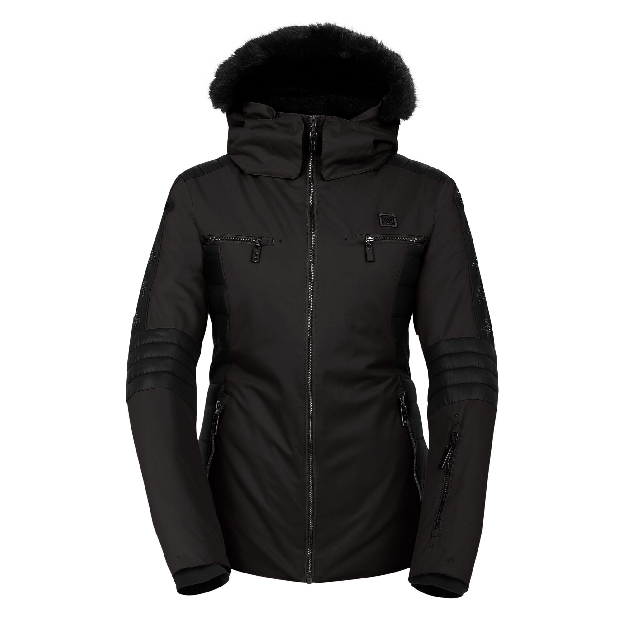 Dare 2b Womens Enlighten Ski Jacket, Black, 10 EU