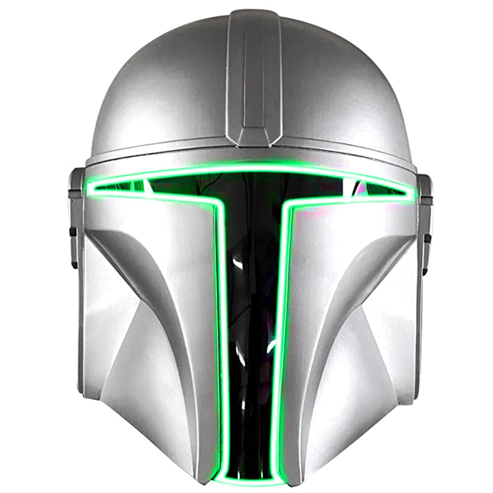 Buy Mandalorian Helmet LED Light Up Luminous Deluxe Helmet Full Head