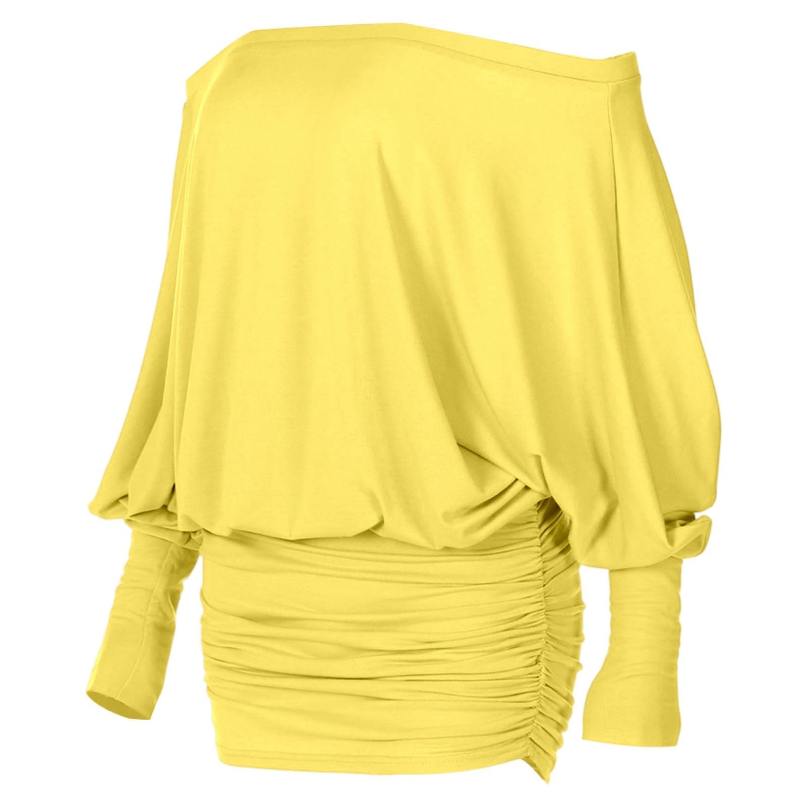 Vestido ajustado con cuello fruncido para mujer, tubo superior, elegante, estilo puro deseo, alta tendencia, tejido transpirable, perfecto atuendo diario ligero