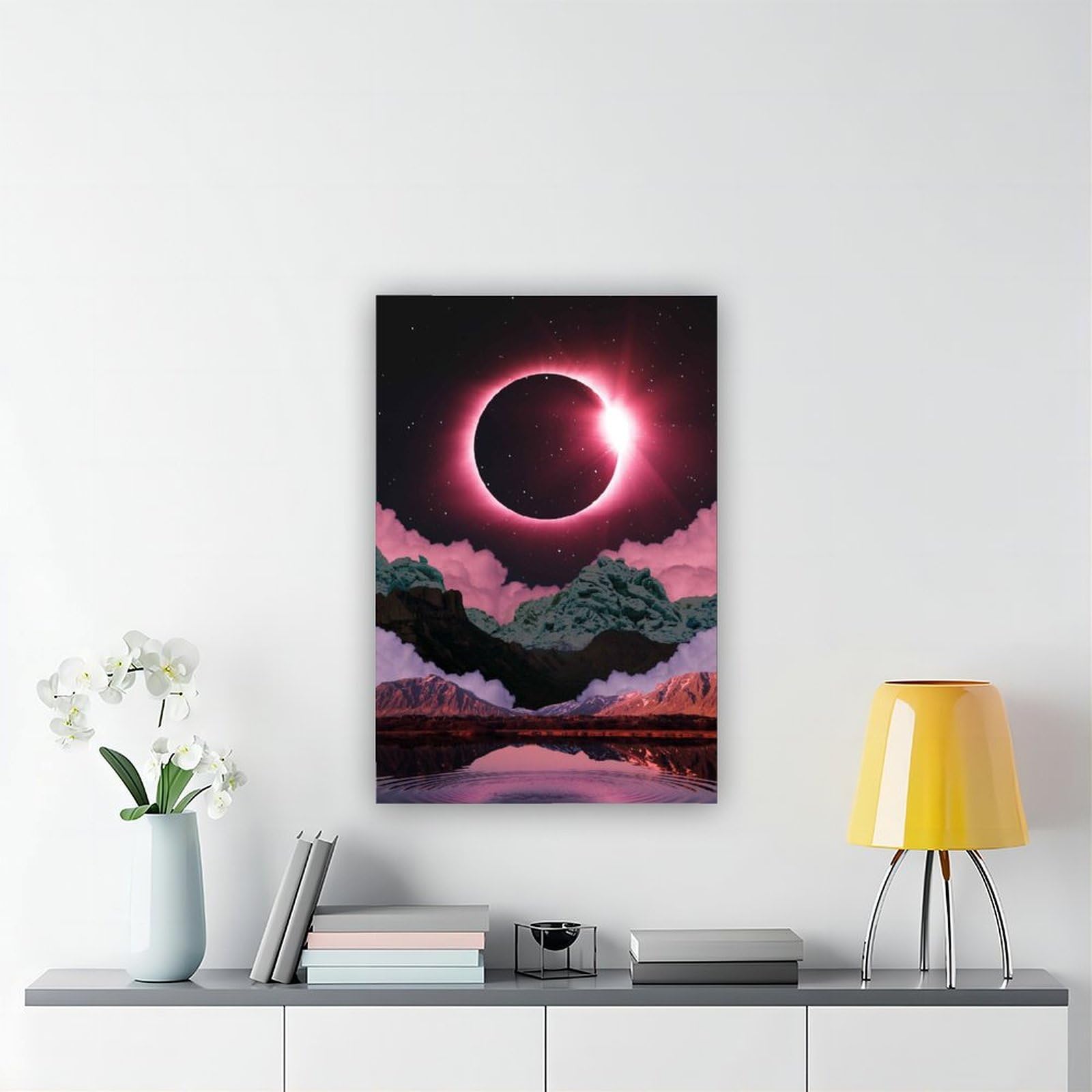 Surreal Mountain Art Print Poster su tela per dormitorio decorazione regalo