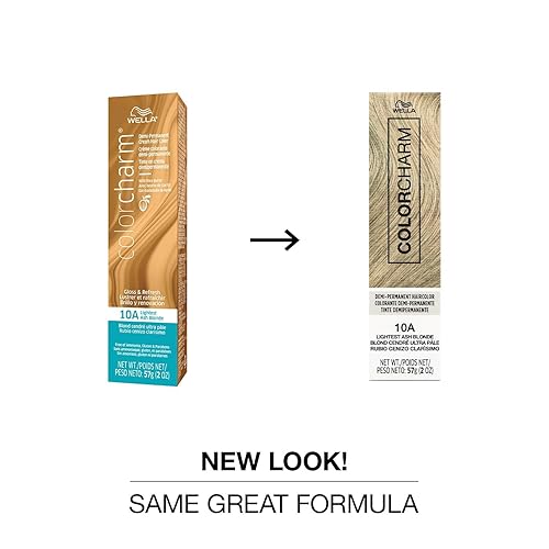 Vista 40 de COLORCHARM - Tinte permanente para el cabello, tinte para el cabello para cobertura de canas, añade brillo, 2 onzas 1n negro