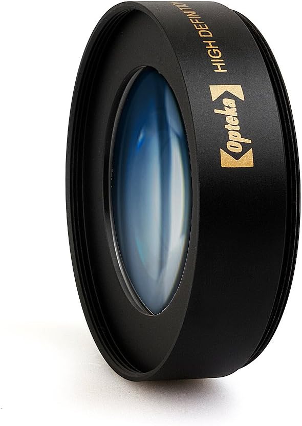 Opteka Achromatic 10x Diopter Close-Up Macro Lens for Olympus EVOLT E-5, E-620, E-600, E-520, E-510, E-500, E-450, E-420, E-410, E-400, E-330 and E-300 Digital SLR Cameras (Fits 58mm Threaded Lenses)