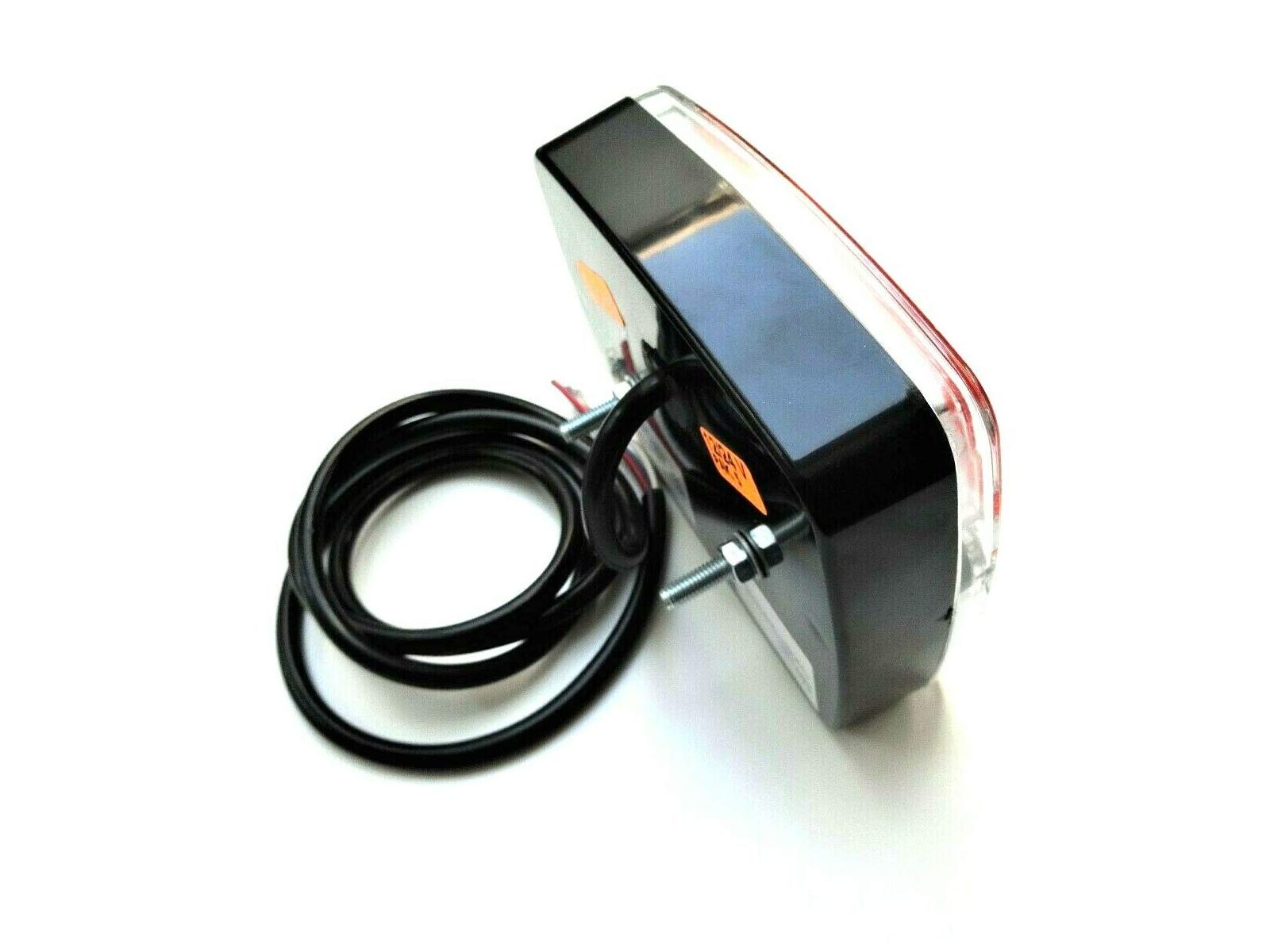 Luce di posizione a LED E9 12 V 24 V per rimorchi, camion, auto, camper, roulotte, trattori, escavatori, ecc