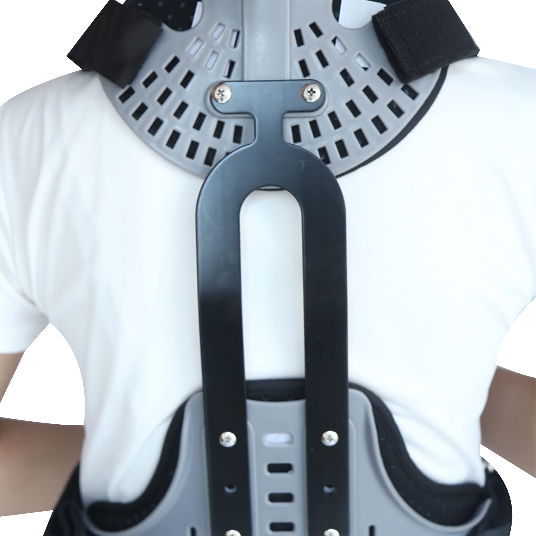 Cuello Corrector Torácico Cervical Cabeza Ajustable Cuello Pecho Ortesis Torácica Fijación de Fracturas Vértebra Cervical Rehabilitación Soporte Fijación de Fracturas Rehabilitación