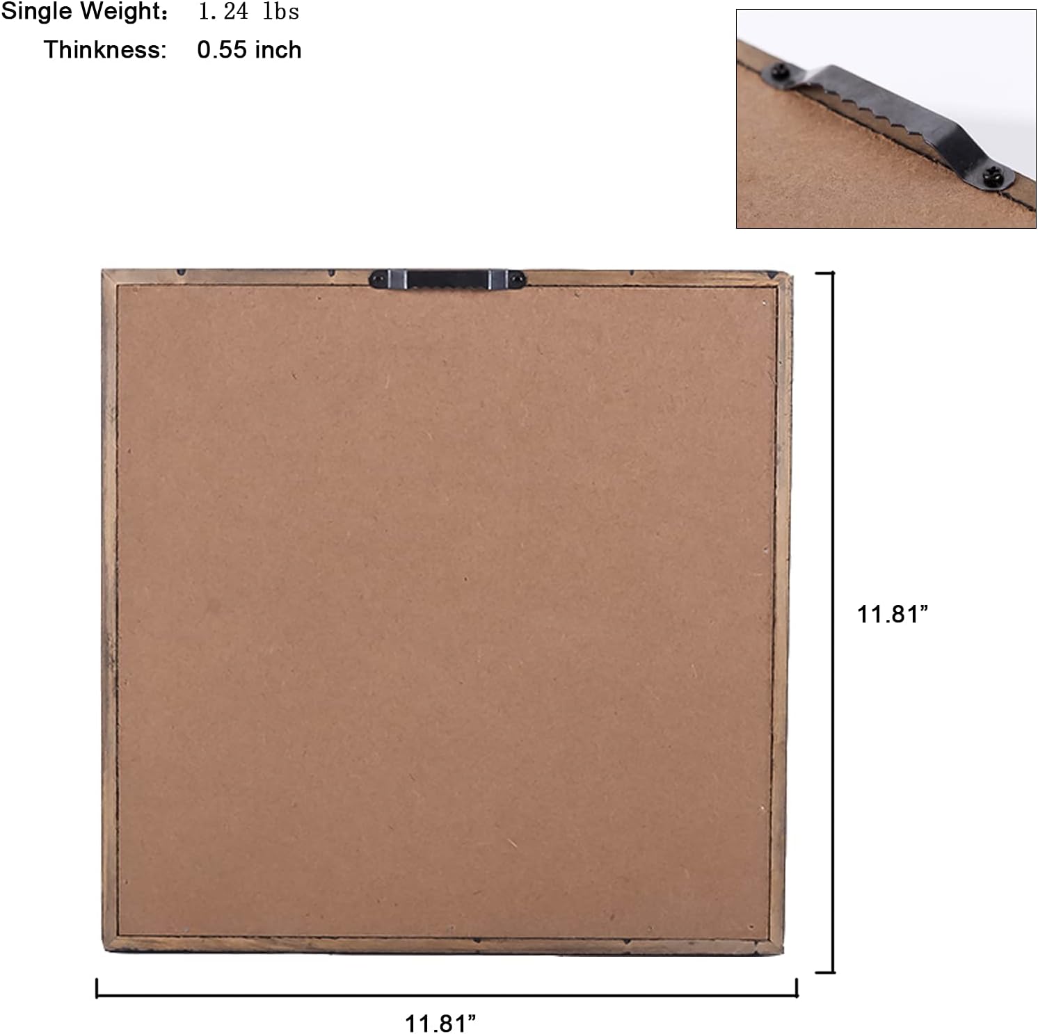 Poker Wall Art Decor Game Room Decor Framed Wooden Square Accessories Hanging Vintage Rustic Masculine Decorative Wall Signs for Boy Man Room Living Room Bedroom Gift for Gaming Lover, Set of 4