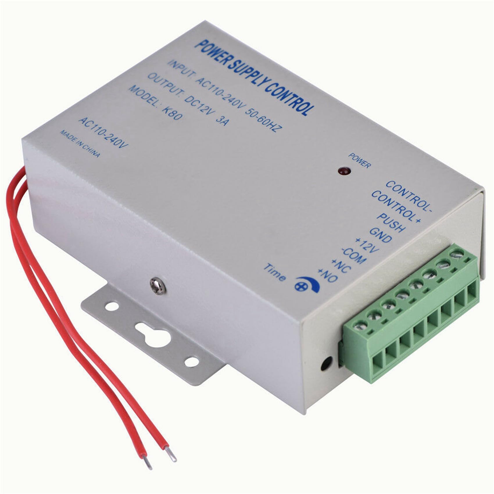 3X System de Acceso una la Puerta K80 Control de Suministro de Energía Eléctrica DC 12V 3A Energía en Miniatura/Cerradura Eléctrica Alimentación/System de Control de Acceso