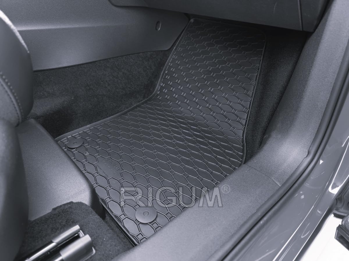 Gummimatten+Kofferraum Set kompatibel mit VW Tiguan III eTSI | Baujahr ab 2024, wasserundurchlässig, Automatten, Autofußmatten