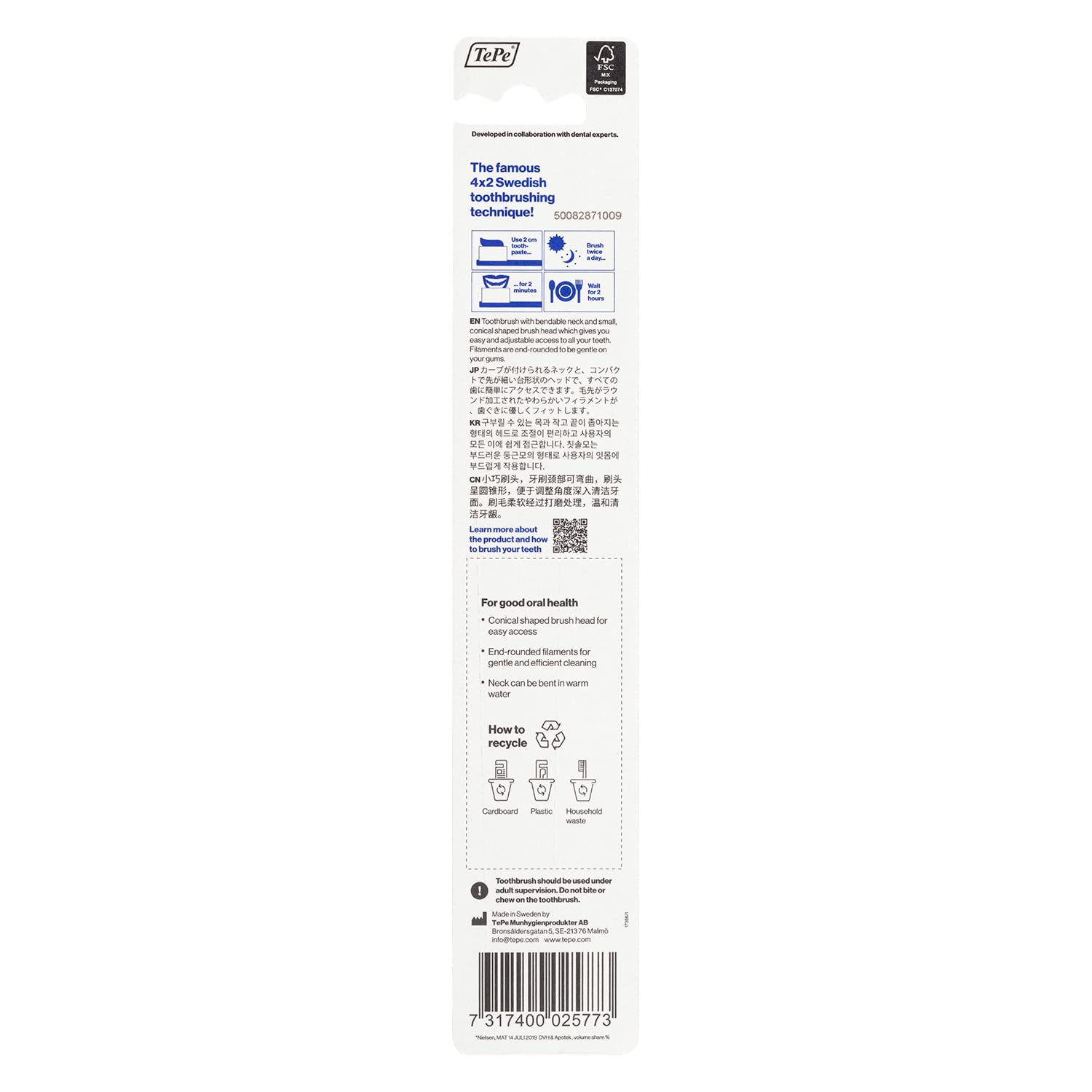 TEPE Select Compact X-Soft Ekstra Yumuşak Diş Fırçası (2 paketi)