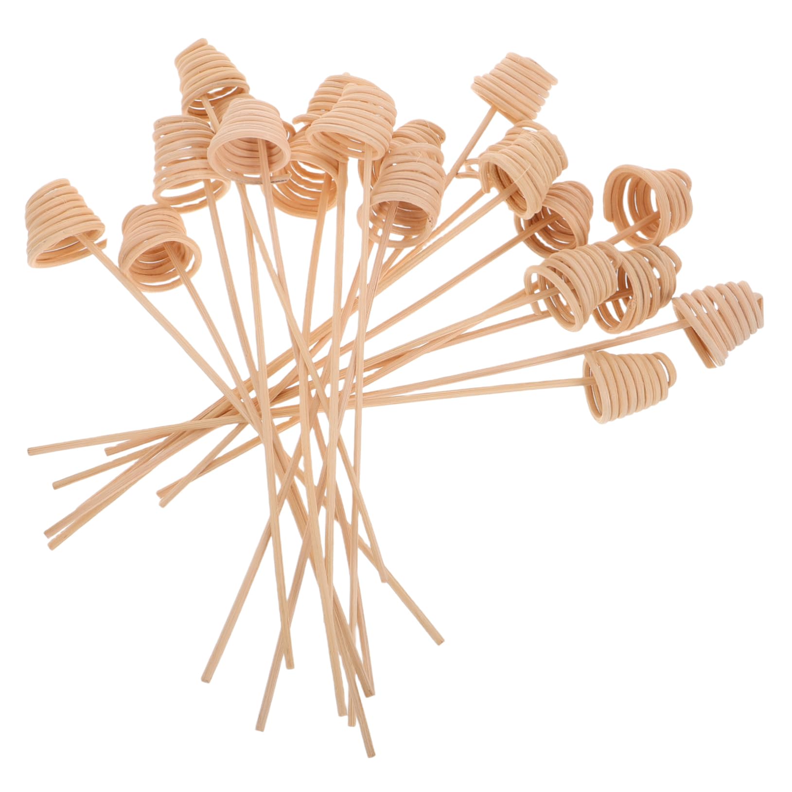 HOOTNEE 20pcs Natural Rattan Wood Aroma Diffuser Sticks Refill Replacement for Essential Oil Diffusers Elegant Design for Home Fragrance Decor Consistent Scent
