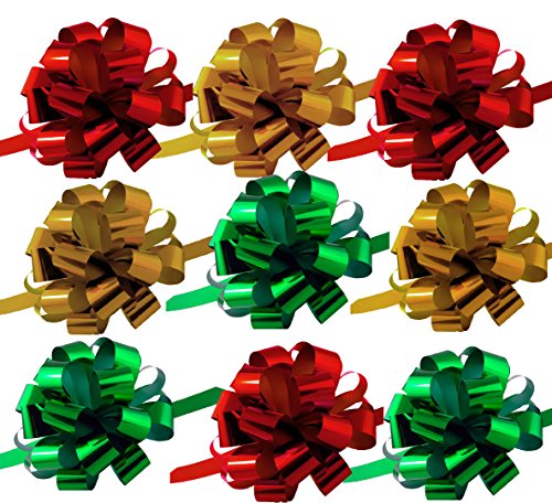 GiftWrap Etc. Metálica Tire Arcos Conjunto DE 9 8
