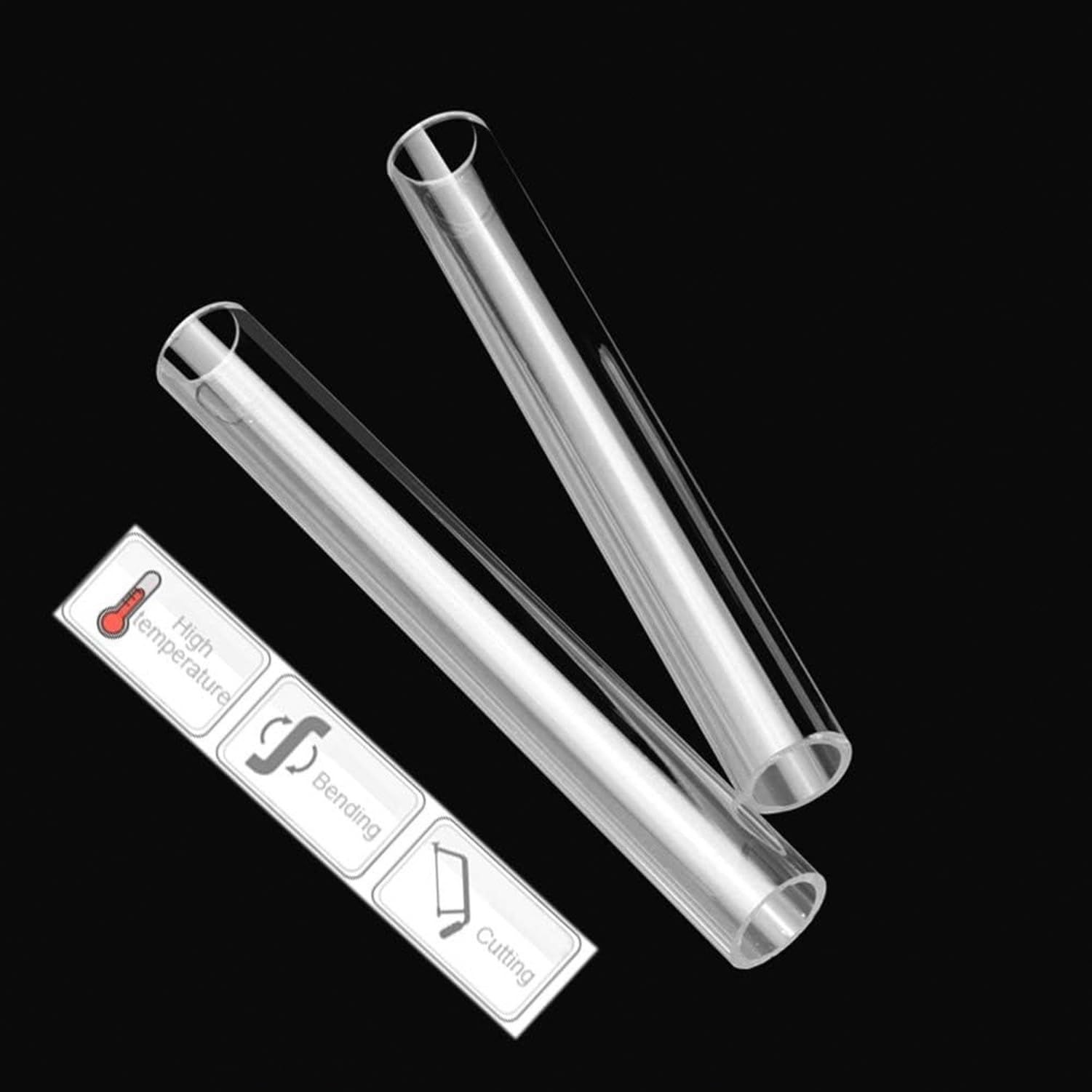 Tubo de acrílico transparente para acuario, Od190mm * id180mm * espesor 5mm