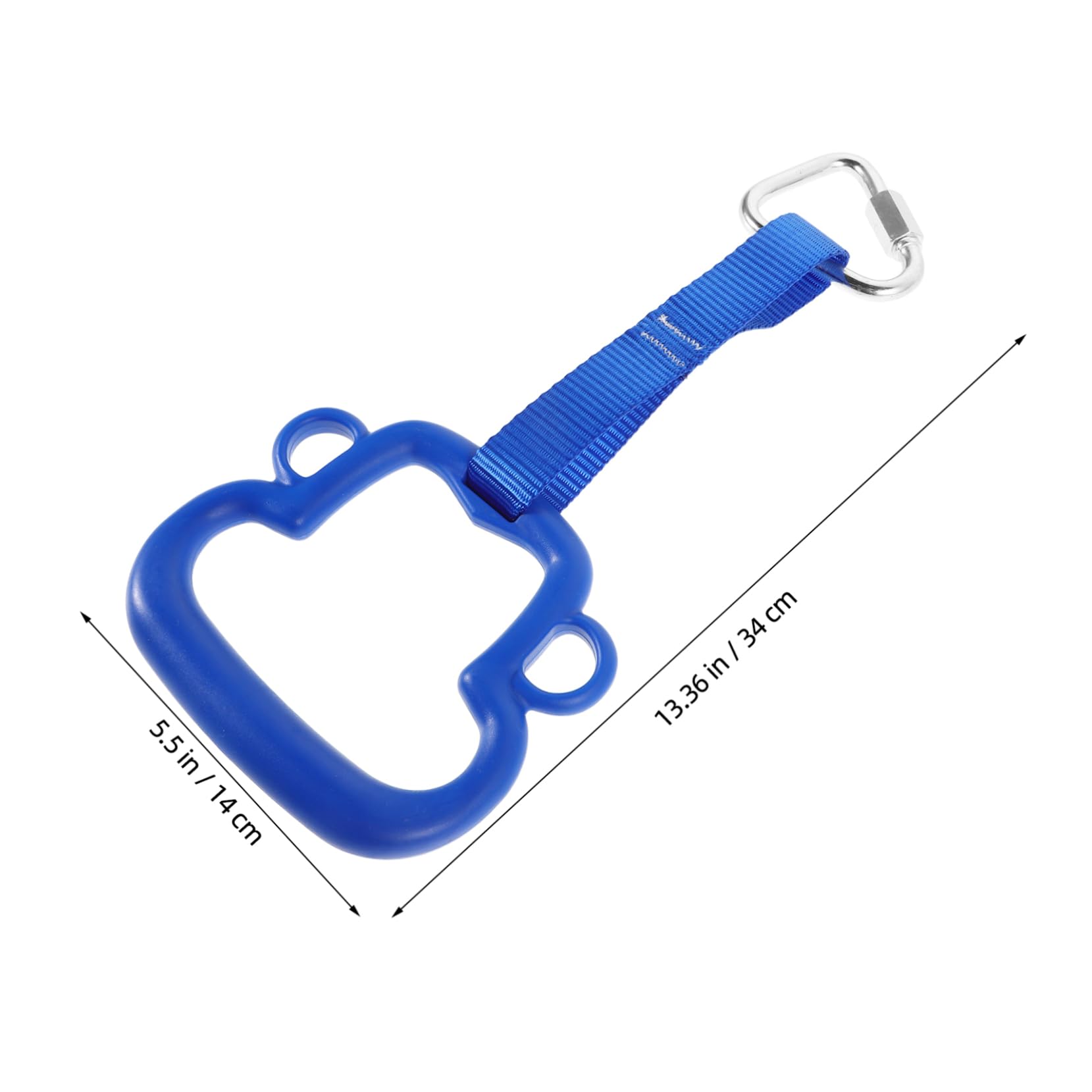 BRIGHTFUFU Gymnastics Equipment for Shaped Pull up Ring Kids Gym Ring Straps Easy to Install