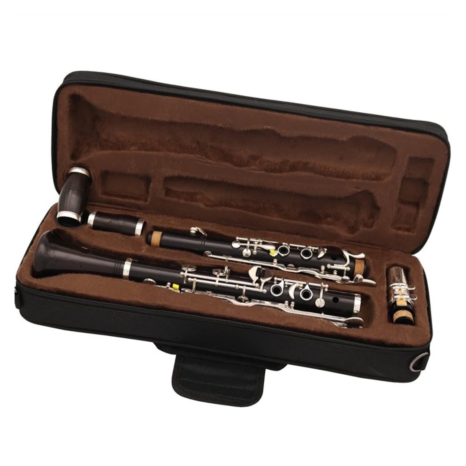 Clarinetto Ebano Professionale G Tono 18 Chiavi Strumenti A Legna Clarinetto Studente (Color : 01)