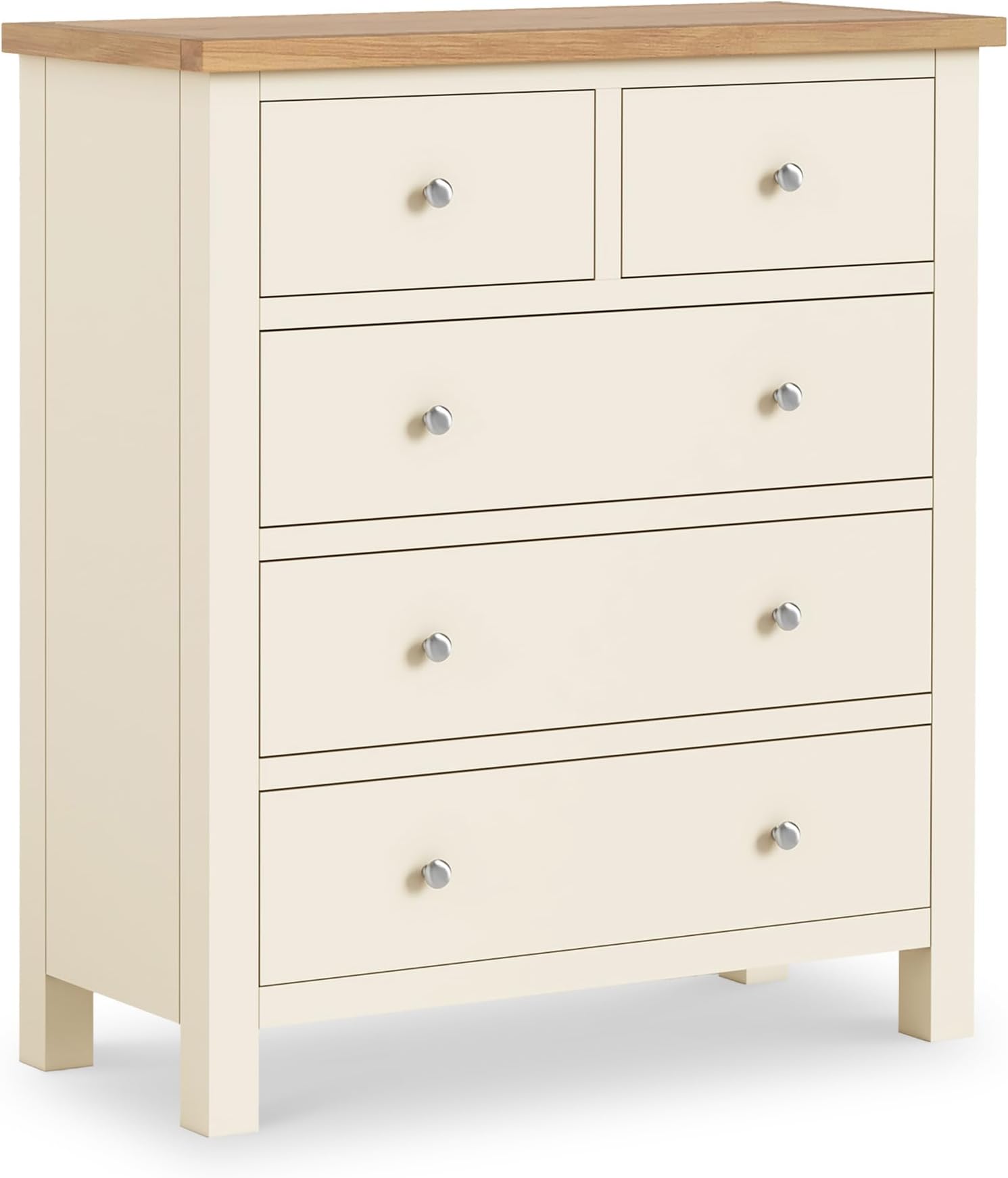 Farro XL Cream 2 Over 3 Chest of Drawers for Bedroom