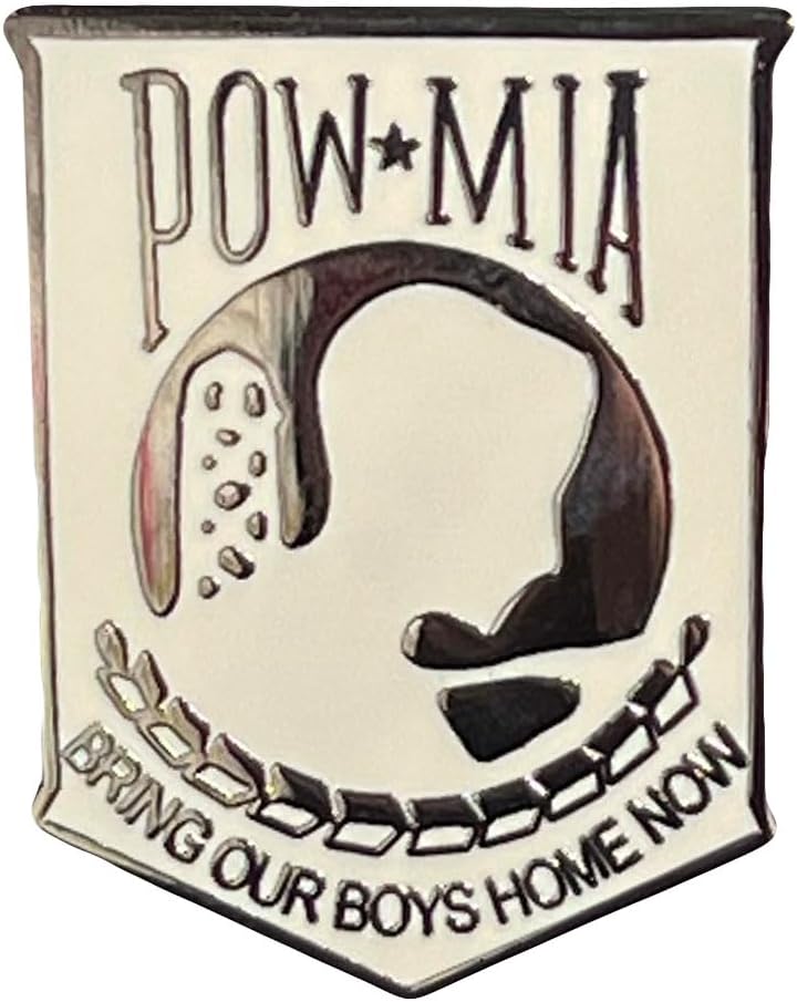 Trade Winds 50 Pack Pow Mia Bring Our Boys Home Now White Motorcycle Hat Cap Lapel Pin M-486