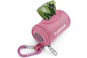 Pink Dog Poop Bag Dispenser | Keep Your Walks Clean and Stylish