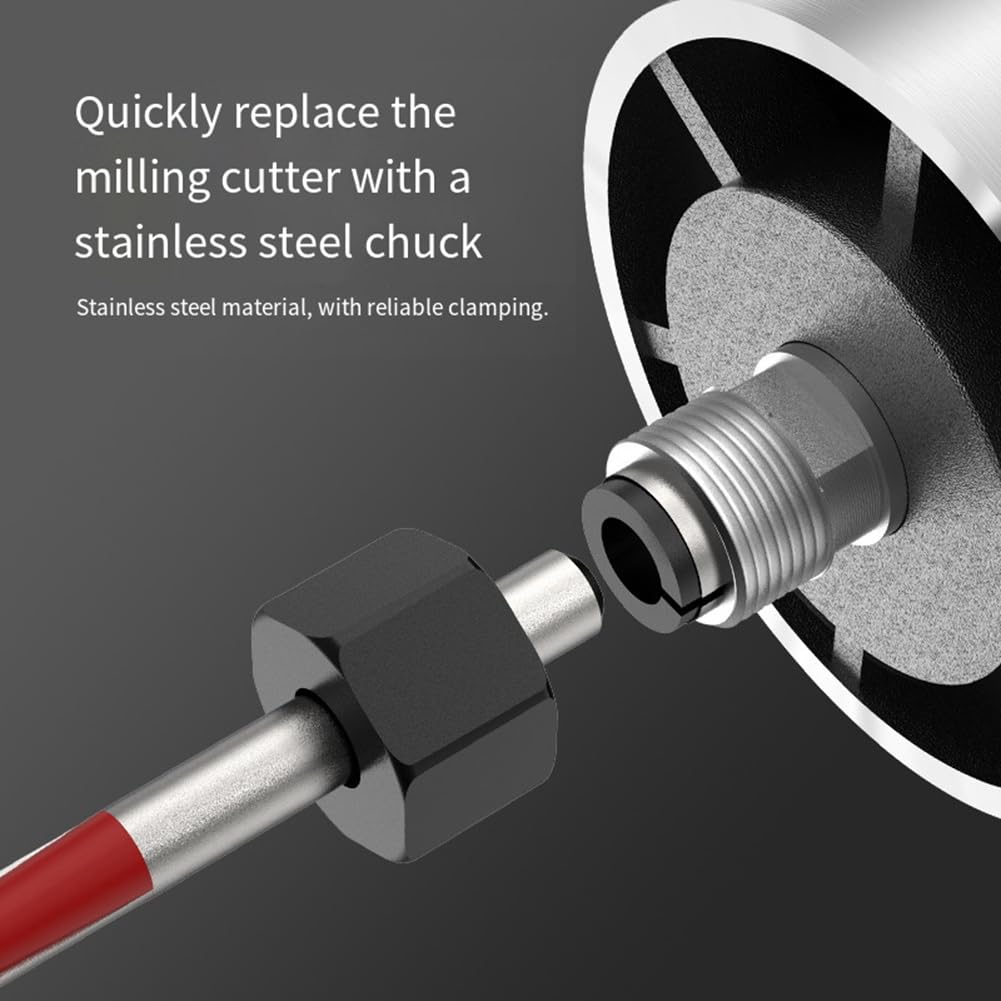 Máquina de Corte, Fresado y Ranurado CNC de 6 Velocidades y 800 W para Carpintería con Enchufe Europeo. EU Plug
