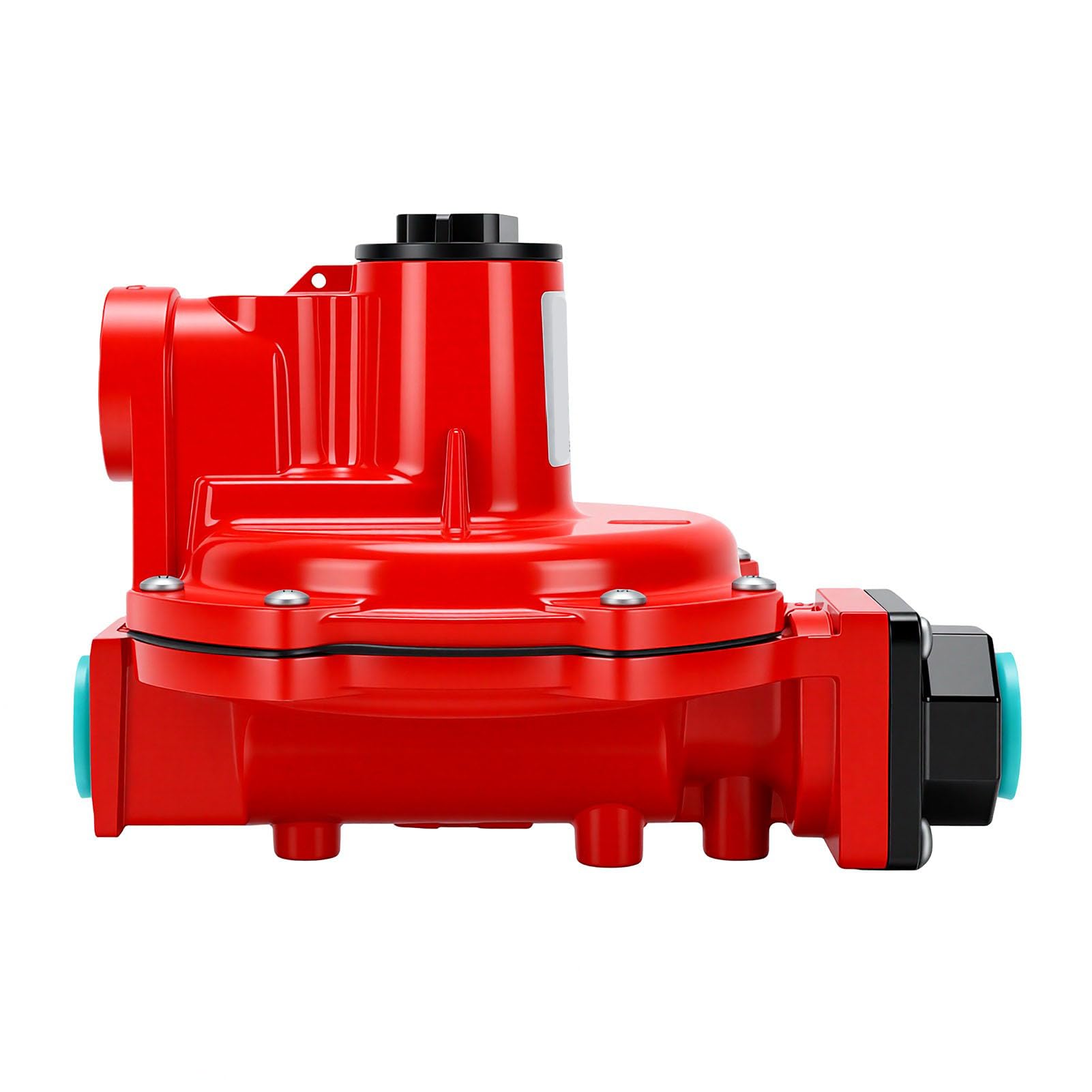 Karlak Regulador de Gas Natural Ajustable de Primera Etapa para Residencial, Comercial, Industrial, Hierro Fundido, Entrada NPT 1/2 Pulgada, 8-12 PSI