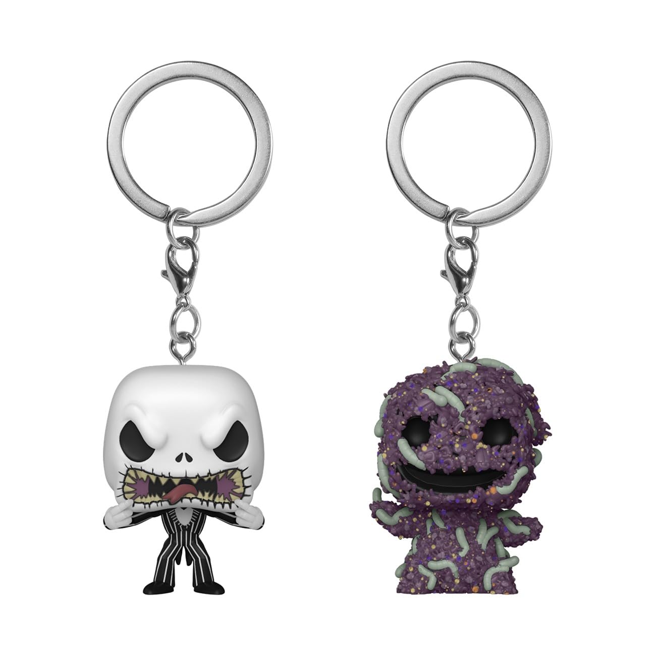 Funko Pop! Keychain: the Nightmare Before Christmas 2pk, Jack Skellington/Oogie, TNBC Novelty Keyring - Image 2