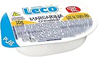 Margarina Com Sal Leco Cremosa Blister Sache 10g Kit com 24 unidades