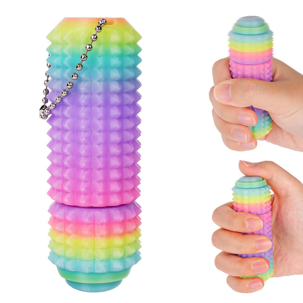 Ainiv Mini Fidget Toys for Adults 3D Printed Stim Sensory Toys with Hard Spiky Fidget