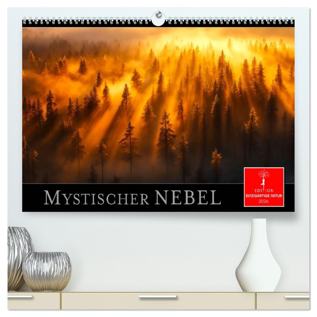 Mystischer Nebel (hochwertiger Premium Wandkalender 2026 DIN A2 quer), Kunstdruck in Hochglanz: Lassen Sie sich von der Poesie der Natur verzaubern. (CALVENDO Natur)