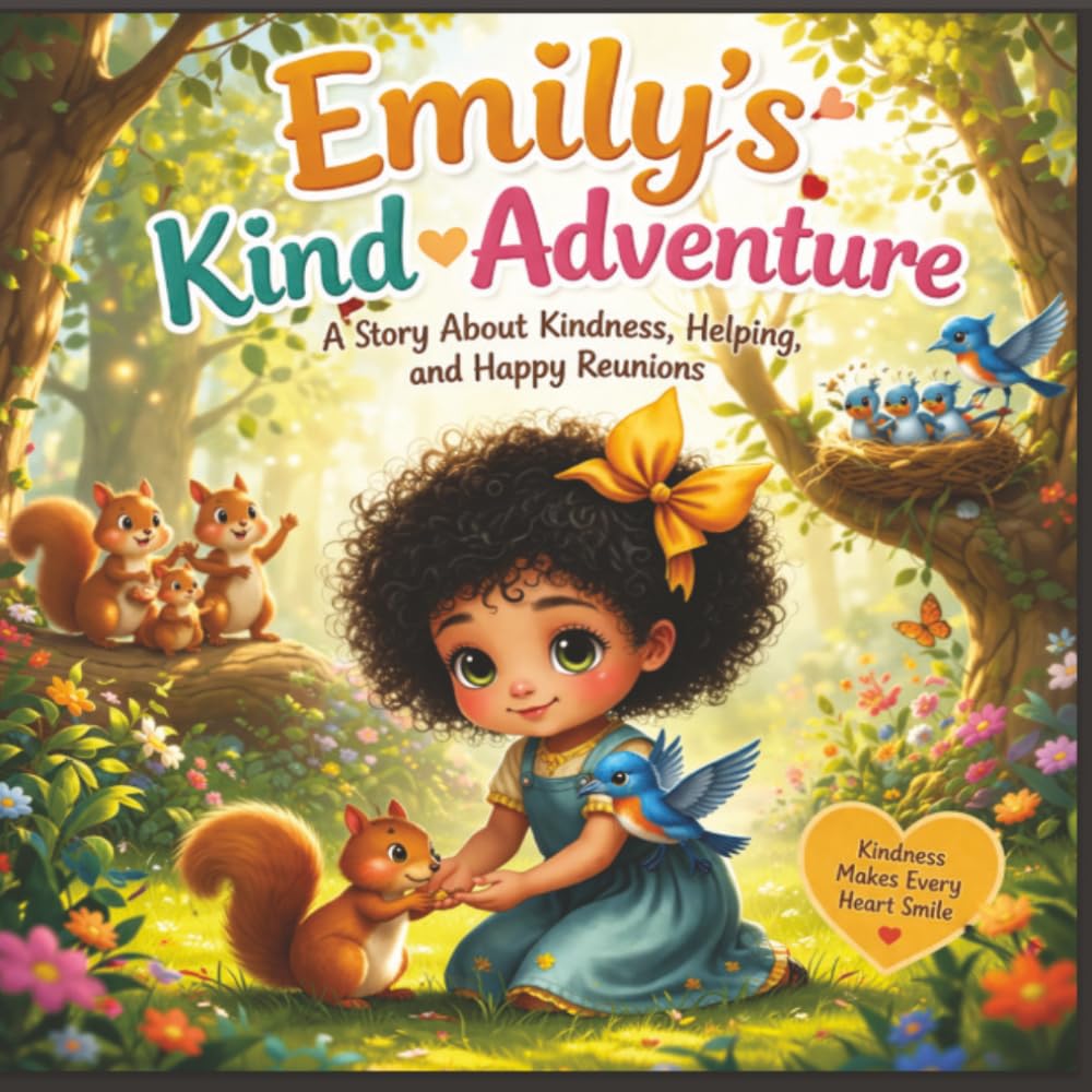 Emily's Kind Adventure: A Children's Story Book About Kindness, Helping Animals, and Friendship for Kids Ages 3-6