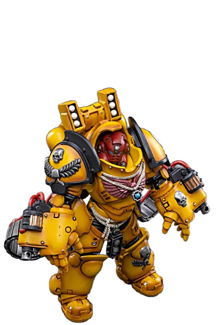 JOYTOY Warhammer 40K 1/18 Action Figure Space Marines lmperial pugni Aggressore Fratello Sergente Lycias Modello da collezione