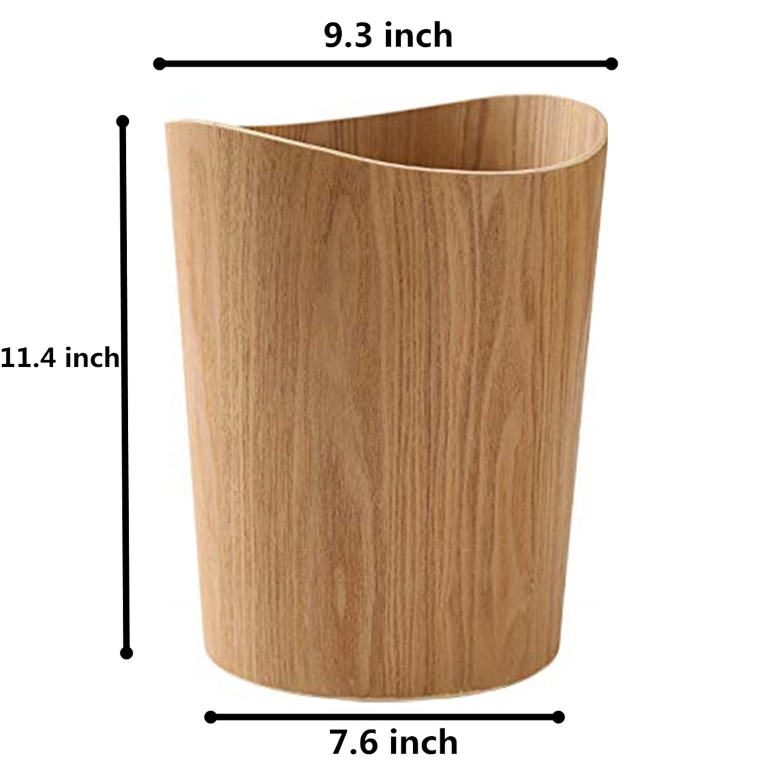 Wood Trash Can - Natural Japanese Style -4 Wood Trash Can - Natural Japanese Style -4