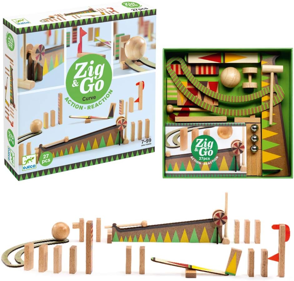 Construcción Zig and Go - 27 Pieces Construction Toy (27 (35641), Multicolour)